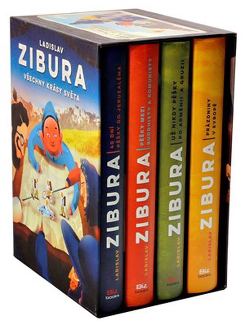 Ladislav Zibura: Všechny krásy světa (čtyřbox podepsaných knih + puzzle)  | Ladislav Zibura