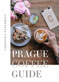 Prague Coffee Guide | Michaela Treuerová, Veronika Tázlerová