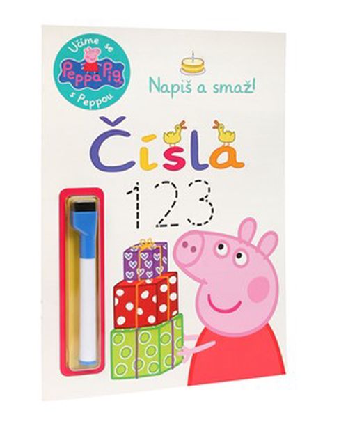 Peppa Pig - Učíme se s Peppou - Napiš a smaž! Čísla | Astley Baker Davies, Astley Baker Davies