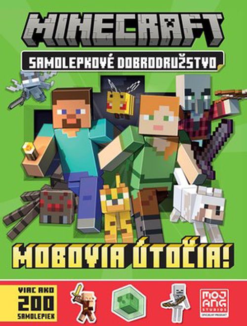 Minecraft - Samolepkové dobrodružstvo - Mobovia útočia! | Kolektiv, Jaroslav Brožina