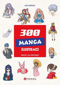 300 manga ilustrací  | Barbora Antonová, Kolektiv